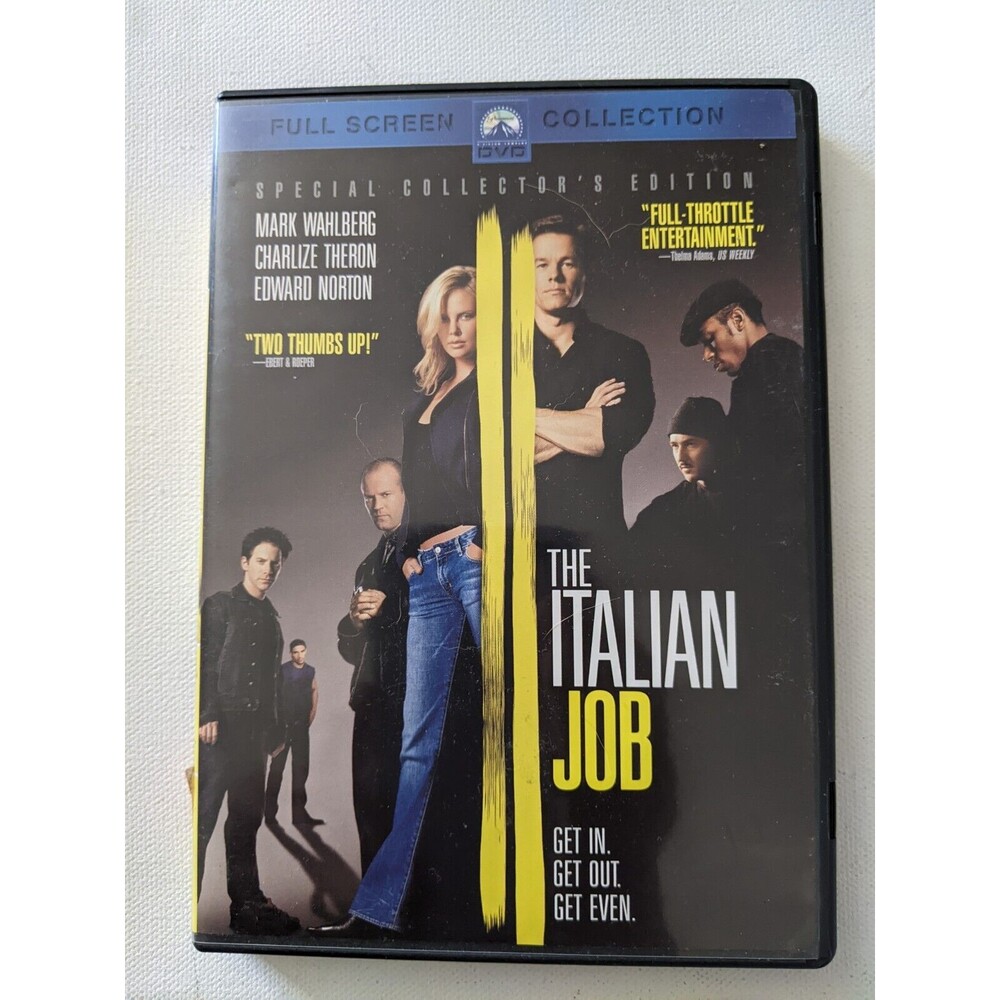 The Italian Job (DVD, 2010, Canadian) Mark Wahlberg Chalize Theron No Scratches